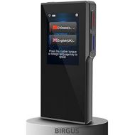 [아마존베스트]Birgus Smart Voice Translator Device with 2.4 Inch High Definition Toch Screen Support 70 Languages for Travelling Abroad Learning Off-Line Shopping Business Chat Recording Transla