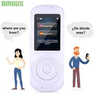 [아마존베스트]Birgus Instant Voice Language Translator Device,Smart Two Way WiFi 2.4inch Touch Screen Portable Translation for Learning Travel Business Shopping-White