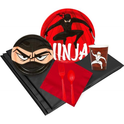  BirthdayExpress Ninja Warrior Party Supplies - Party Pack for 24