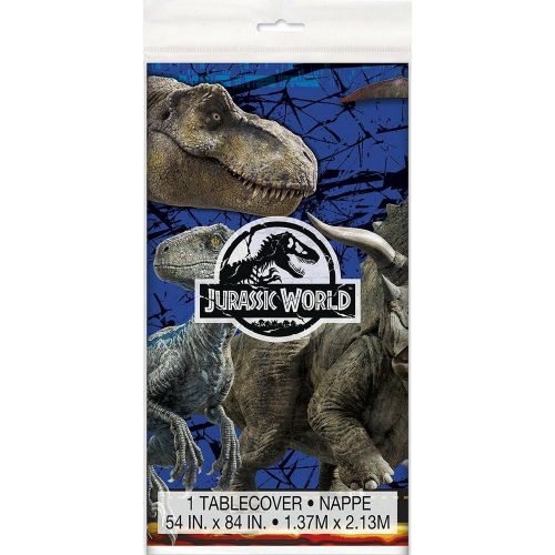  BirthdayExpress Jurassic World Fallen Kingdom Birthday Party Supplies tablecover