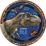 BirthdayExpress Jurassic World Fallen Kingdom Birthday Party Supplies 24 Pack Lunch Plates