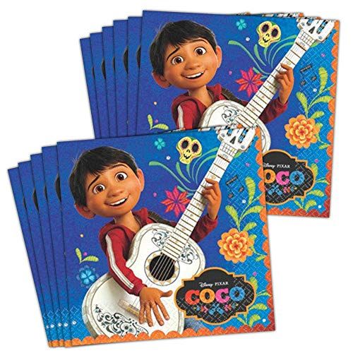  BirthdayExpress Coco Party Supplies Lunch Napkin for 48