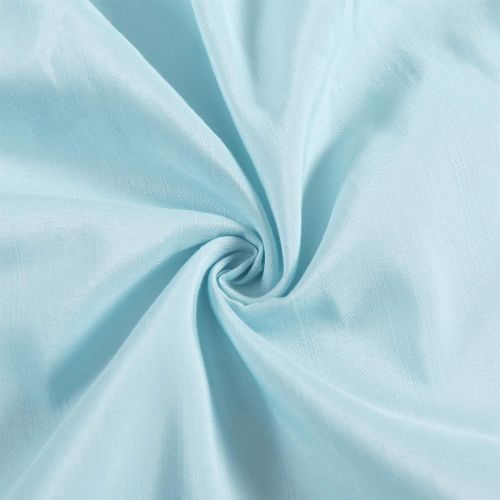 [아마존 핫딜]  [아마존핫딜]Biscaynebay Wrap Around Bed Skirts Elastic Dust Ruffles, Easy Fit Wrinkle and Fade Resistant Solid Color Silky Luxrious Fabric Baby Blue King Size 15 Inches Drop