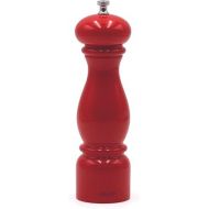 Bisetti Firenze With High Carbon Pepper Mill Grinder, 8.66 Inch, Red, Made in Italy