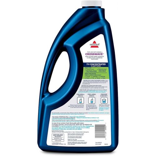  Bissell Pet Multi-Surface Febreze Freshness for Crosswave and Spinwave (64 oz), 22951, 64 Ounce, 64 Fl Oz