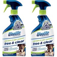 Bissell Woolite Free & Clear, Pet Stain & Odor Remover, 22oz (Pack of 2), 2719, Red