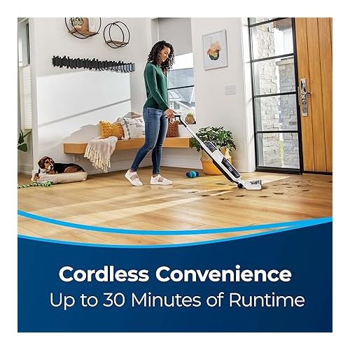  BISSELL TurboClean Cordless Hard Floor Cleaner Mop and Lightweight Wet/Dry Vacuum, 3548