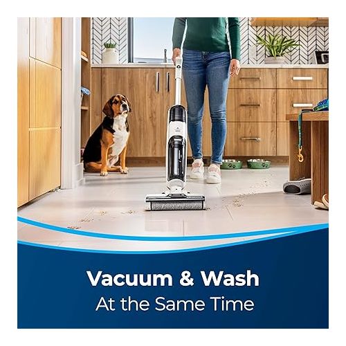  BISSELL TurboClean Cordless Hard Floor Cleaner Mop and Lightweight Wet/Dry Vacuum, 3548