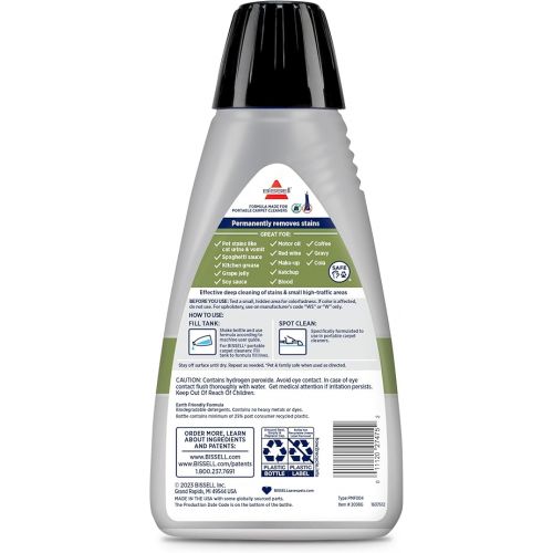  Bissell® Little Green® Spot & Stain Formula for Portable Carpet Cleaners, 2038G