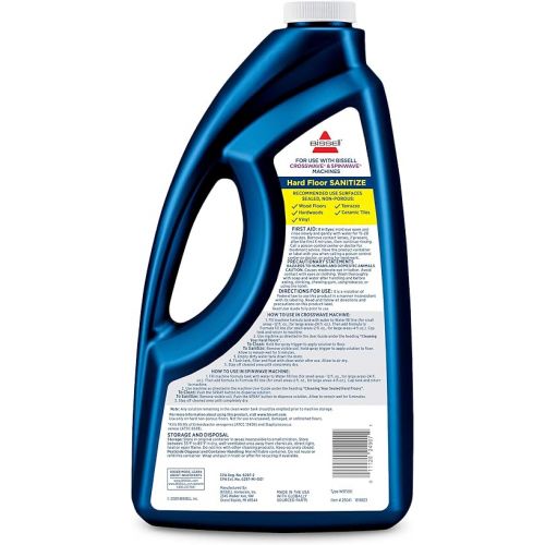  Bissell Hard Floor Sanitize Formula, 64 oz, 25041