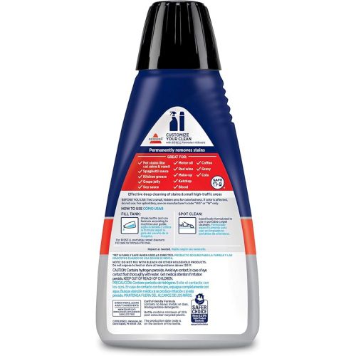  Bissell Professional Spot and Stain + Oxy Portable Machine Formula, 32 Fl Oz (Pack of 1)