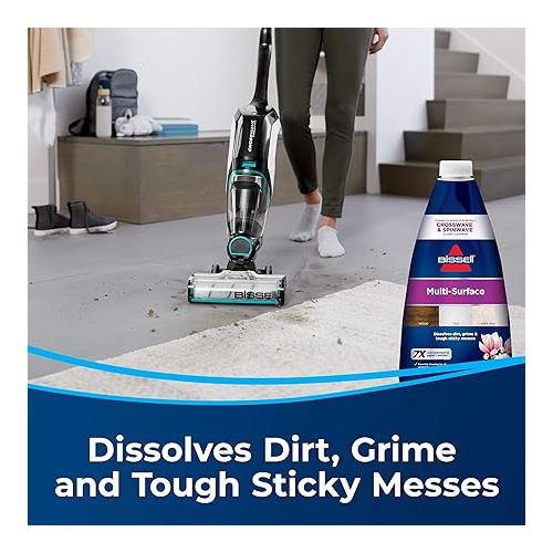  Bissell 1789 CrossWave & SpinWave Multi-Surface Cleaning Formula, 32 oz - Pack of 4