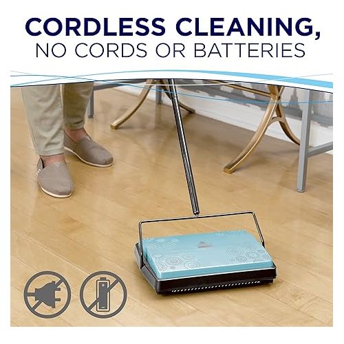  BISSELL Refresh Manual Sweeper - Pirouette, 2199,Blue