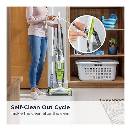  Bissell CrossWave Floor and Area Rug Cleaner, Wet-Dry Vacuum, 3888A, Corded Electric, Green