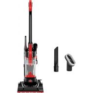 BISSELL CleanView Compact Upright Vacuum, Fits In Dorm Rooms & Apartments, Lightweight with Powerful Suction and Removable Extension Wand, 3508, Red,black