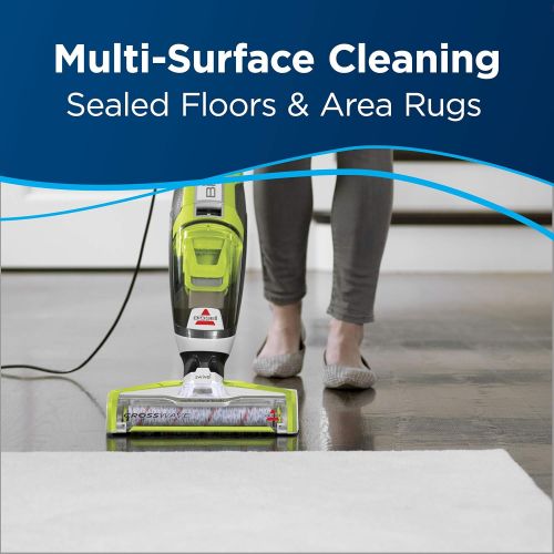  [아마존핫딜][아마존 핫딜] Bissell BISSELL CrossWave Floor and Carpet Cleaner with Wet-Dry Vacuum, 1785A - Green