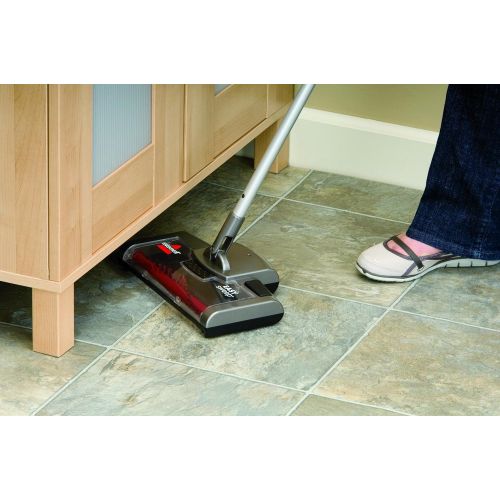  BISSELL Easy Sweep Cordless Rechargeable Sweeper, 15D1A, Gray