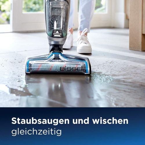  Bissell 2582N CrossWave Cordless 3-in-1 Bodenreiniger (fuer Hartboeden und Teppiche, saugt und wischt Boeden gleichzeitig, kabellos, mehr als 25 Minuten Reinigungszeit, 36V Li-Ion-Akk