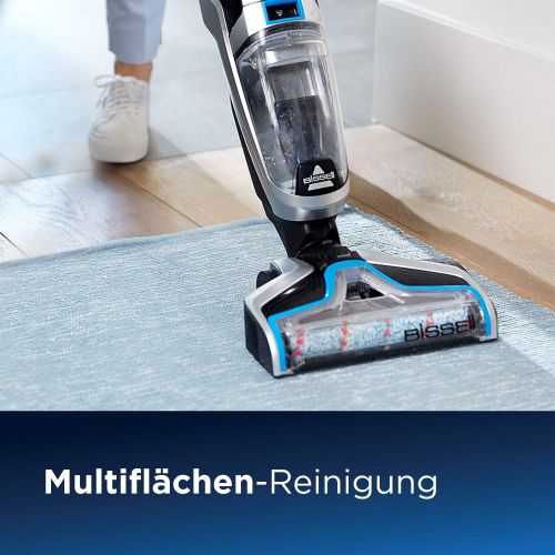  Bissell 2582N CrossWave Cordless 3-in-1 Bodenreiniger (fuer Hartboeden und Teppiche, saugt und wischt Boeden gleichzeitig, kabellos, mehr als 25 Minuten Reinigungszeit, 36V Li-Ion-Akk