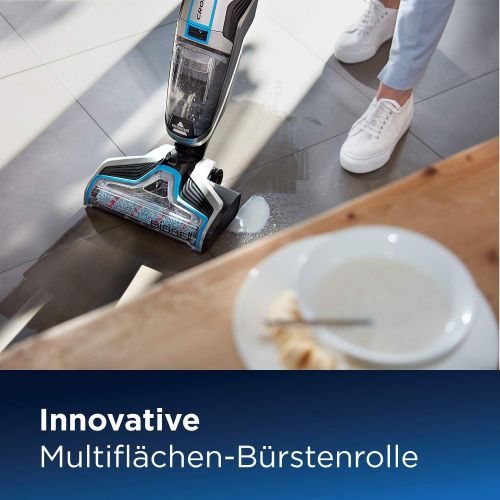  Bissell 2582N CrossWave Cordless 3-in-1 Bodenreiniger (fuer Hartboeden und Teppiche, saugt und wischt Boeden gleichzeitig, kabellos, mehr als 25 Minuten Reinigungszeit, 36V Li-Ion-Akk