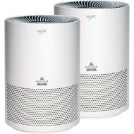 Bissell MYair, 2 Pack, Purifier with High Efficiency and Carbon Filter for Small Room and Home, Quiet Bedroom Air Cleaner for Allergies, Pets, Dust, Dander, Pollen, Smoke, Odors, T
