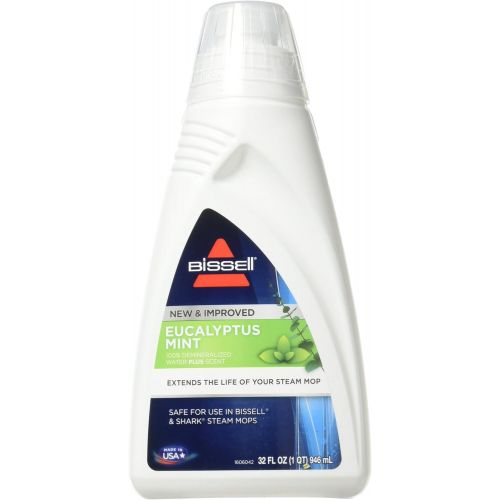  BISSELL EUCALYPTUS MINT DEMINERALIZED STEAM MOP WATER, 32 ounces, 1392, WHITE