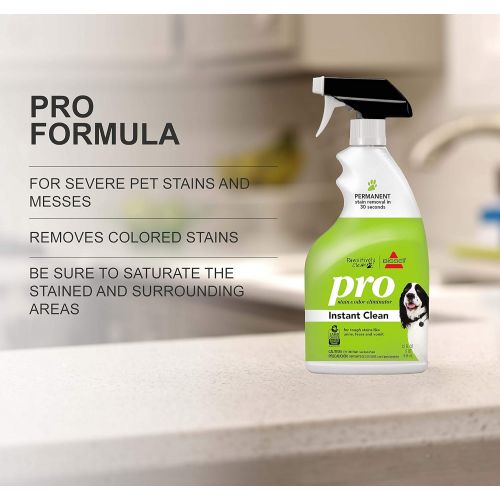  Bissell Pawsitively Clean Pro Pet Stain & Odor Eliminator Instant Clean, 32oz, 2186