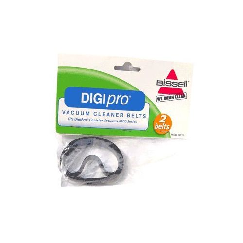  Bissell Digipro 6900 Power Nozzle Flat Belt (Pack of 2)
