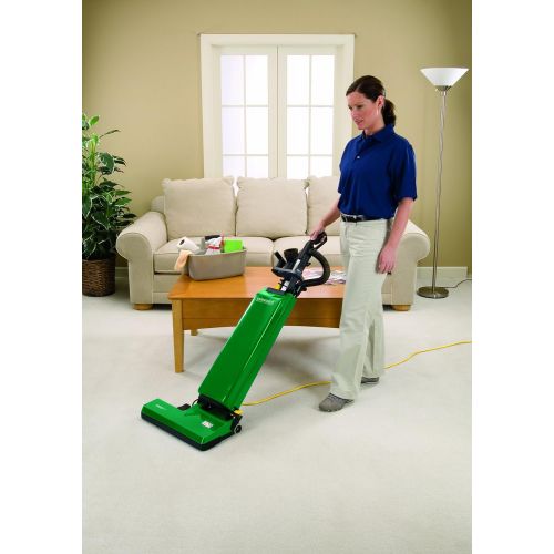  Bissell BGUPRO18T BigGreen Commercial Bagged Upright Vacuum, 5.83L Bag Capacity, 18 Cleaning Path, Green