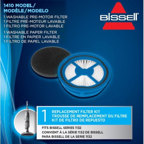  Bissell 1410 Symphony Hard Floor Vacuum and Steam Motor Filters Replacement Kit