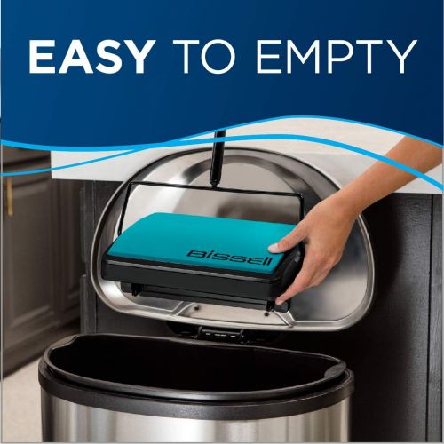  Bissell Easy Sweep Compact Carpet & Floor Sweeper, 2484A, Teal