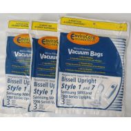 9 Bissell Style 1 and 7 Upright Micron Filtration Vacuum Bags by EnviroCare Replaces 30861, 3086, 32120, 32071