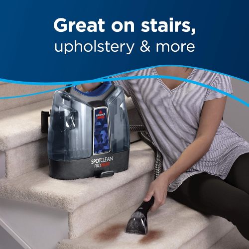  BISSELL SpotClean ProHeat Portable Spot and Stain Carpet Cleaner, 2694, Blue