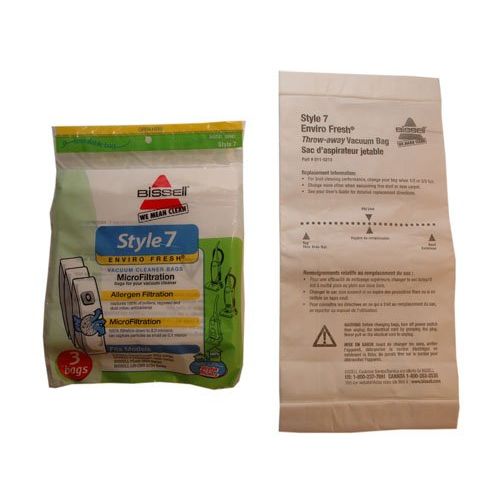  Type 7 Bissell Vacuum Cleaner Replacement Bag (3 Pack)