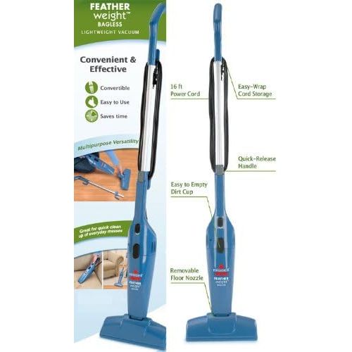  Bissell Stick Vacuum Cleaner Dirt Container and 16 Ft Power Cord, Bonus Free Crevice Tool Included