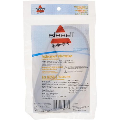  Bissell Replacement Belts, 2 Count (Pack of 1)