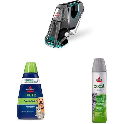  Bissell Pet Stain Eraser Powerbrush + Pet Formula + Oxy Boost