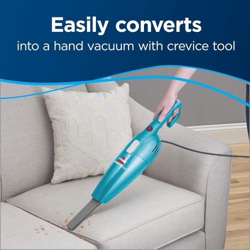  [아마존베스트]Bissell Featherweight Stick Lightweight Bagless Vacuum With Crevice Tool, 2033, One Size Fits All, Blue