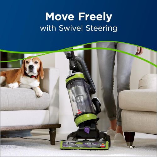  [아마존베스트]BISSELL Cleanview Swivel Pet Upright Bagless Vacuum Cleaner, Green, 2252