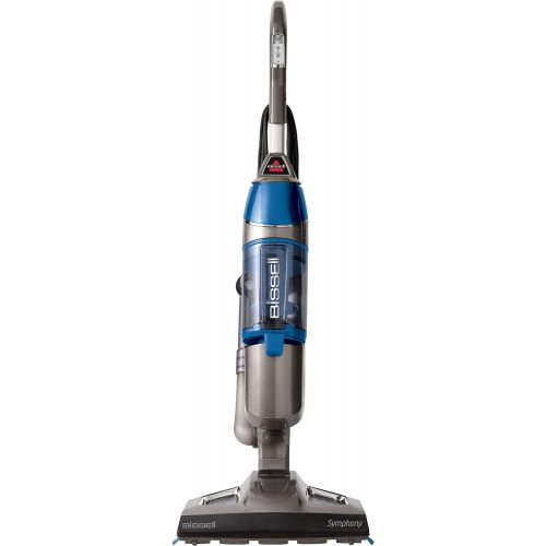  [아마존베스트]BISSELL Symphony Vac and Steam 2 in 1 vacuum and steam mop for Hardwood and Tile Floors, 4 mop pads included, 1132A