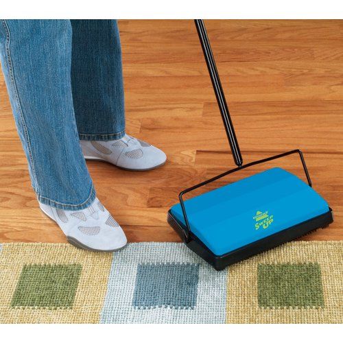  [아마존베스트]Bissell Sweep-Up Carpet and Floor Sweeper, Lightweight with Advanced Dirtlifter Brush System, Picks Up Lint, Dust, Pet Hairs From Carpets, floors and Laminates, Large Capacity Dirt