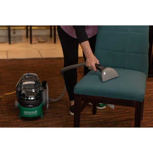  BiSSEll Little Green Pro Commercial Spot Cleaner BGSS1481 & Bissell 78H63 Deep Clean Pro 4X Deep Cleaning Concentrated Carpet Shampoo, 48 Ounces - Silver