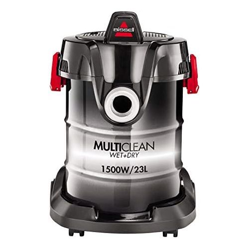  [아마존베스트]Bissell 2026M MultiClean Multi-Purpose Vacuum Cleaner, Wet & Dry Vacuum Cleaner with Blower Function, 1500 W, 7-Piece Accessory Set, 23 L