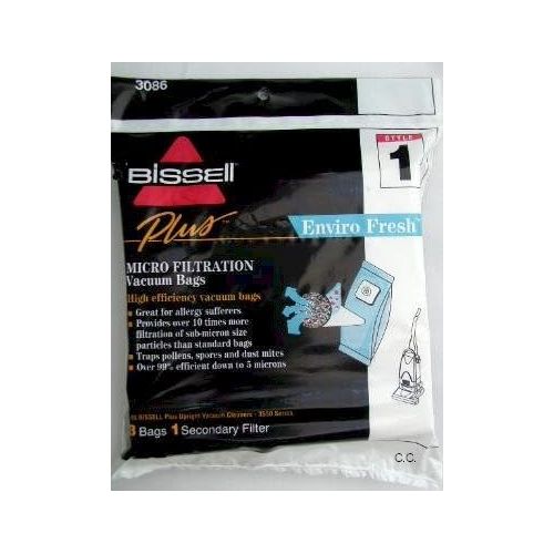  BISSELL STYLE 1 & 7 MICRO REPL BAGS (3)PK.