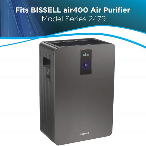  Bissell air400 Professional Air Purifier with HEPA and Carbon Filters for Large Room and Home & Replacement HEPA Filter and Pre Filter for the BISSELL air400, 2521