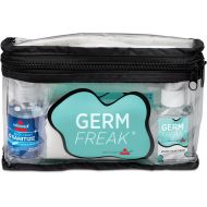 BISSELL Germ Freak Travel Kit with Spot Clean, Sanitize Spray, Wipes & Hand Gel, Protective Gloves & Headrest, Toilet Seat Cover and Tissue, Placemat, Face Mask