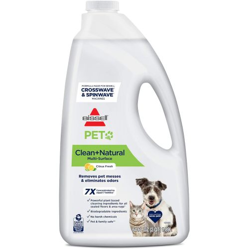 Bissell PET Clean Multi Surface, 64 oz. Natural Formula, Clear