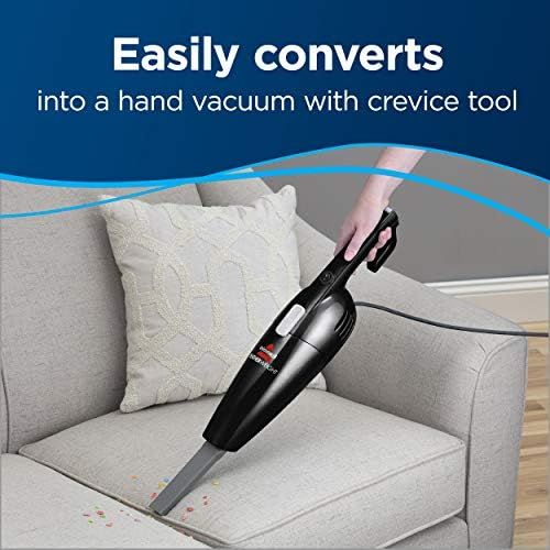  BISSELL Featherweight Stick Lightweight Bagless Vacuum with Crevice Tool, 2033M, Black