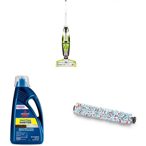  Bissell Crosswave + Hardfloor Sanitize Formula 80oz+ Brush