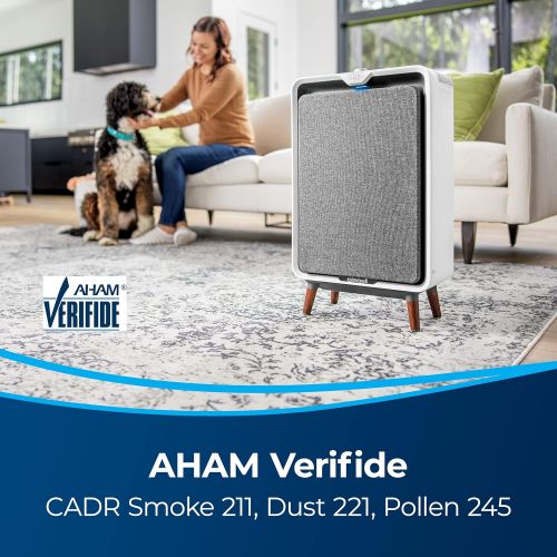  BISSELL air320 Max Wifi Connected Smart Air Purifier with HEPA & Carbon Filters Large Room & Home, 2847A & MYair Air Purifier, 2780A